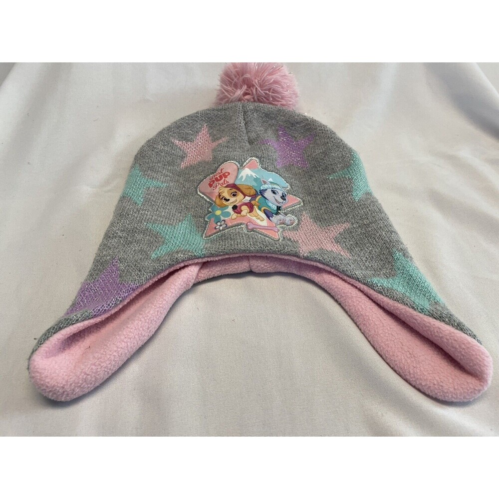 Pre owned Girls' Toddler Cold Weather Set Grey Paw Patrol Winter Hat  Tassel
